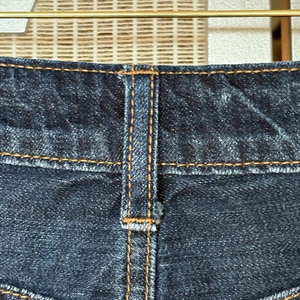 American Eagle Outfitters Dark Blue Denim Mini Skirt - Picture 7 of 9
